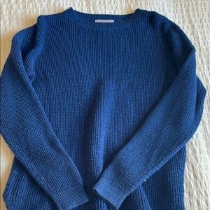 Blue oversized long Sweater